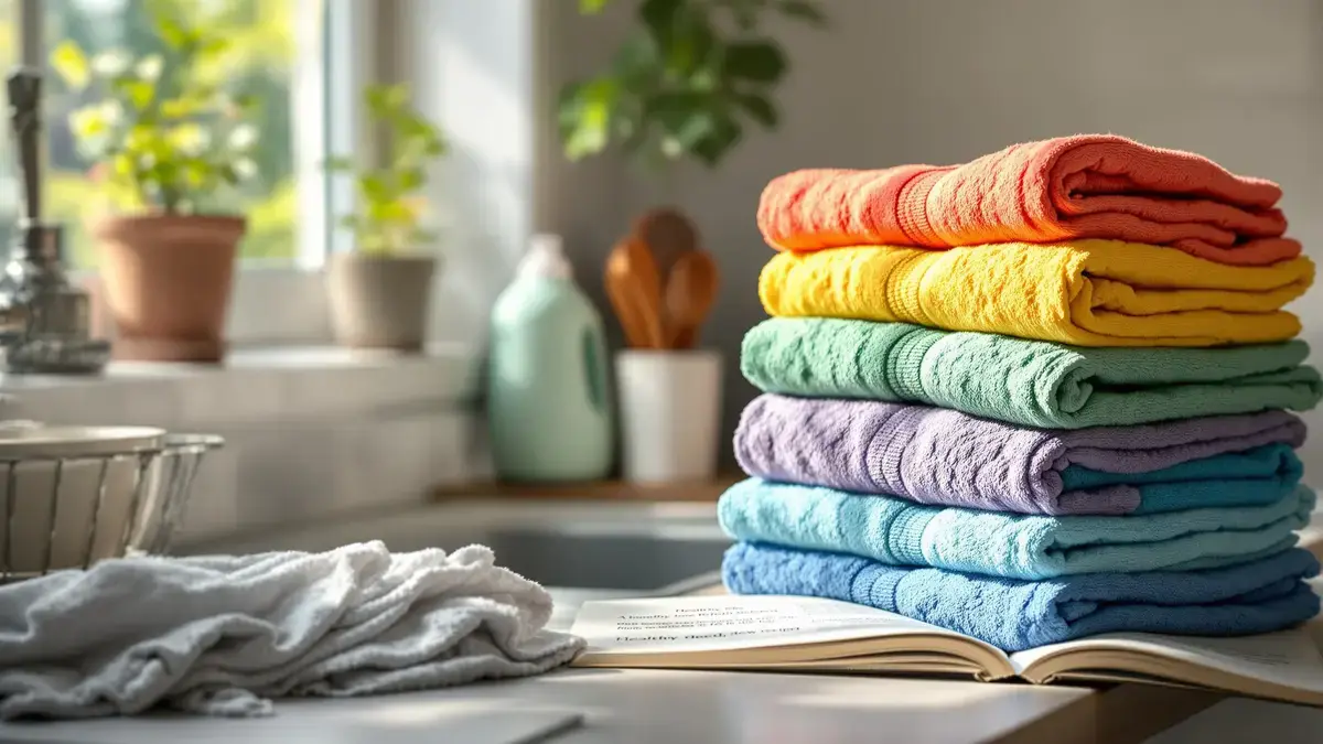 Ontdek de ideale frequentie om uw keukendoeken te wassen, veel vaker dan slechts één keer per week